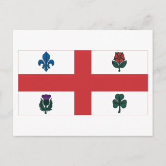 Carte Postale Drapeau de Montréal