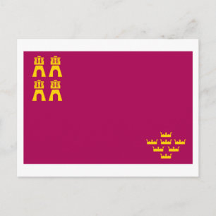 Carte Postale Drapeau de Murcie