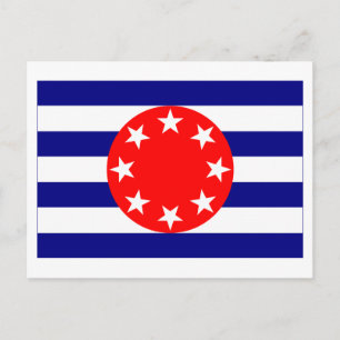 Carte Postale Drapeau de Ngarchelong
