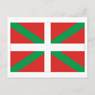 Carte Postale Drapeau de País Vasco (Euskadi)