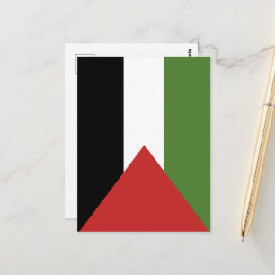 Carte Postale Drapeau de Palestine