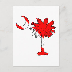 Carte Postale Drapeau de plongée Palmetto