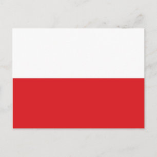 Carte Postale Drapeau de Pologne
