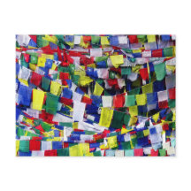 Drapeau de prière bouddhiste tibétain Art Home Alt