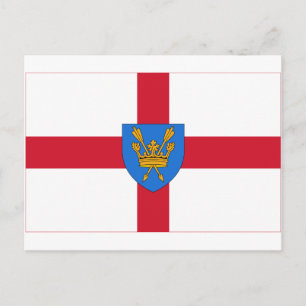 Carte Postale Drapeau de proposition de Suffolk St Edmund