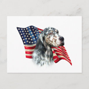 Carte Postale Drapeau de réglage anglais