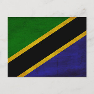 Carte Postale Drapeau de Tanzanie