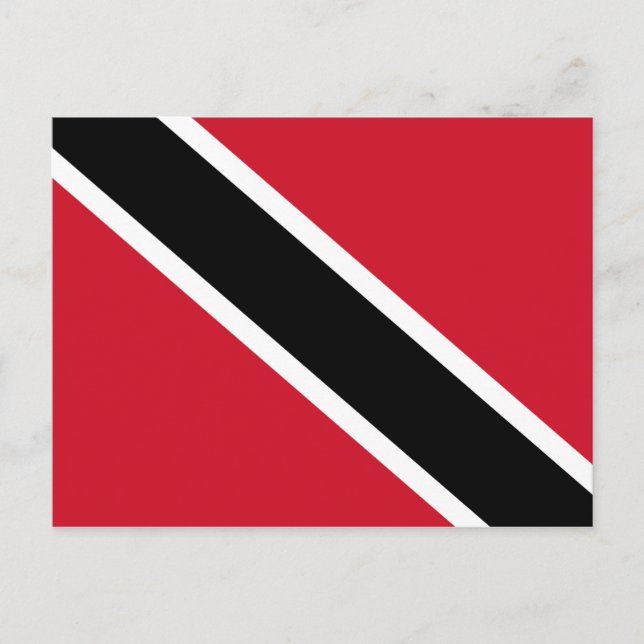 Carte Postale Drapeau de Trinité-et-Tobago (Devant)