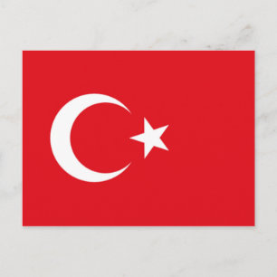 Carte Postale Drapeau de Turquie