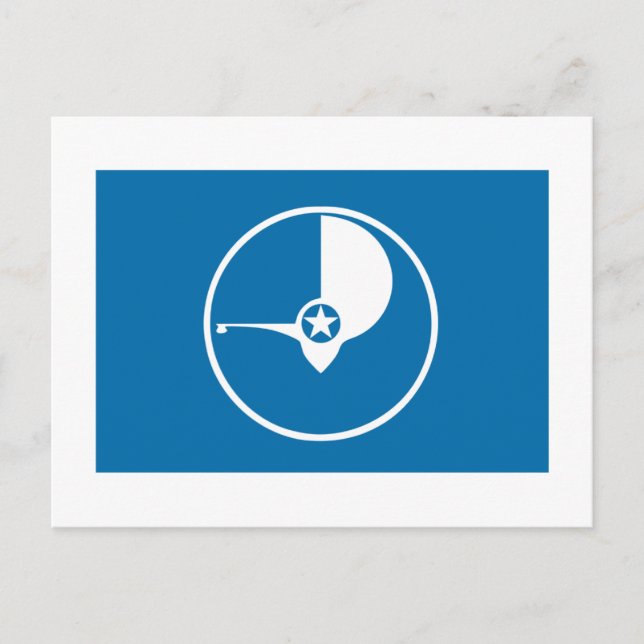 Carte Postale Drapeau de Yap (Devant)