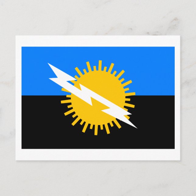 Carte Postale Drapeau de Zulia (Devant)