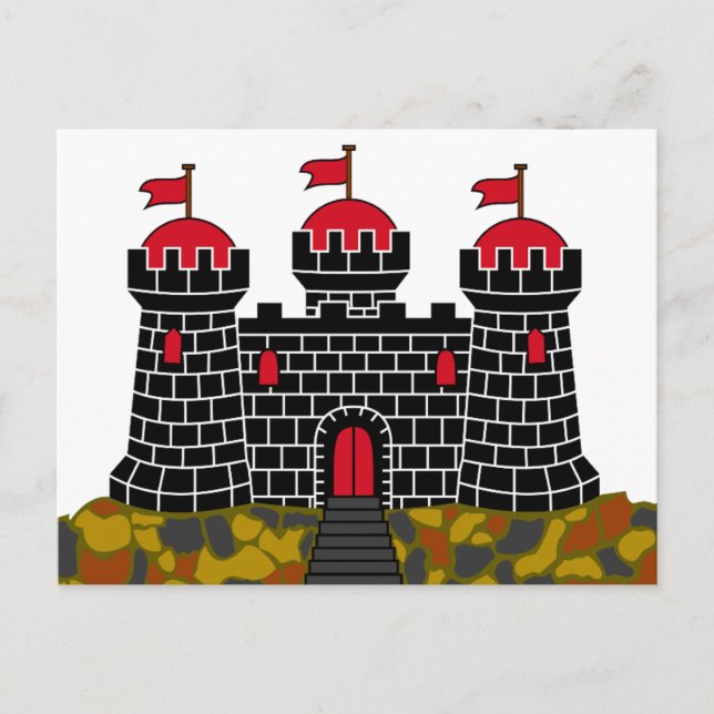 Carte Postale Drapeau d'Édimbourg - ÉCOSSE (Devant)