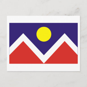 Carte Postale Drapeau Denver