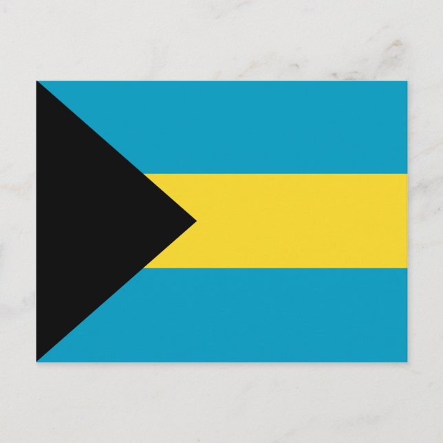 Carte postale drapeau des Bahamas (Devant)