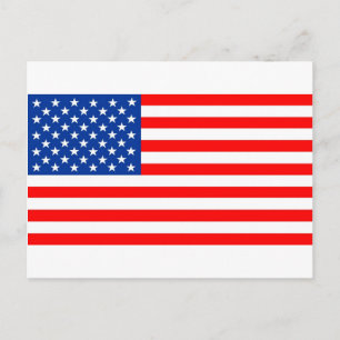 Carte Postale Drapeau des États-Unis d'Amérique