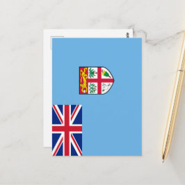 Carte Postale Drapeau des Fidji