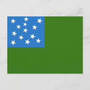 Carte Postale Drapeau des Garçons de la Montagne Verte