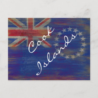 Carte Postale Drapeau des Îles Cook