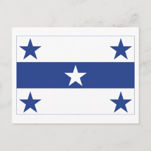 Carte Postale Drapeau des îles Gambier