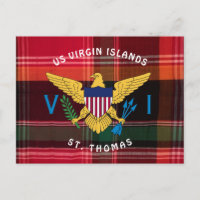 Drapeau des îles Vierges américaines St Thomas USV