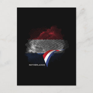 Carte Postale Drapeau des Pays-Bas