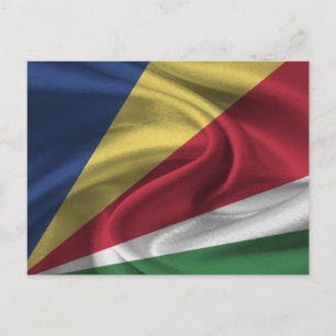 Carte Postale Drapeau des Seychelles