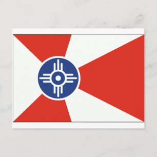 Carte Postale Drapeau des TIC Wichita Kansas