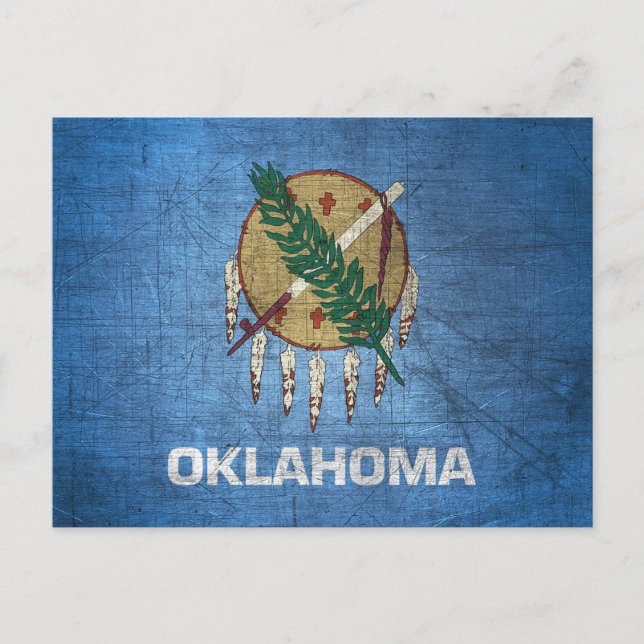 Carte Postale Drapeau d'État de l'Oklahoma (Devant)