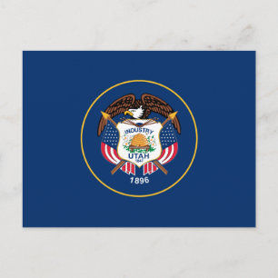 Carte Postale Drapeau d'État de l'Utah