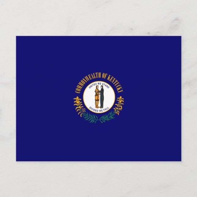 Carte Postale Drapeau d'État du Kentucky (Devant)