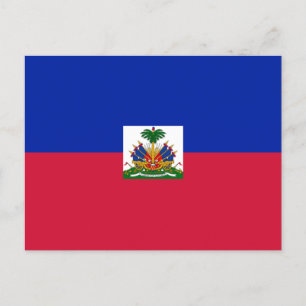 Carte Postale Drapeau d'Haïti