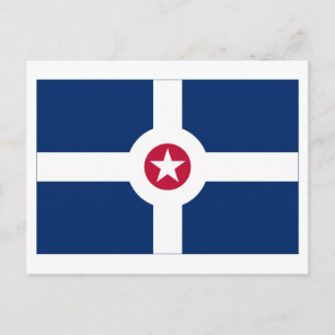 Carte Postale Drapeau d'Indianapolis