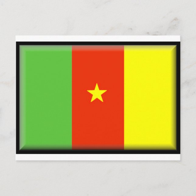 Carte Postale Drapeau du Cameroun (Devant)