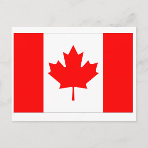 Carte Postale Drapeau du Canada