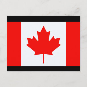 Carte Postale Drapeau du Canada