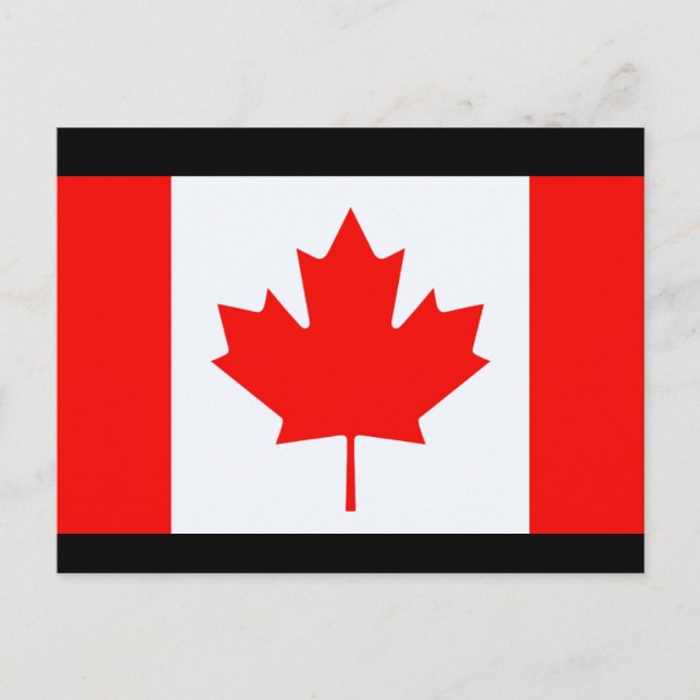 Carte Postale Drapeau du Canada (Devant)