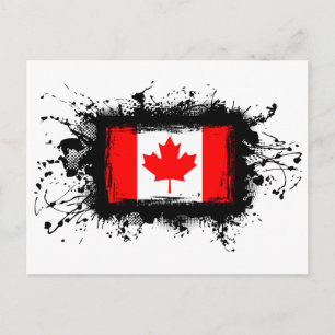 Carte Postale Drapeau du Canada