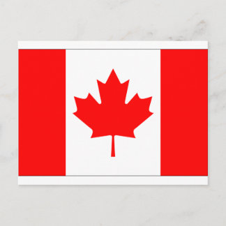 Carte Postale Drapeau du Canada