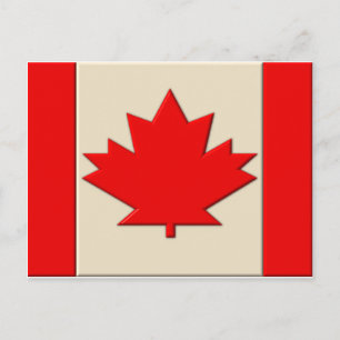 Carte Postale Drapeau du Canada