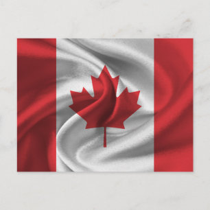Carte Postale Drapeau du Canada