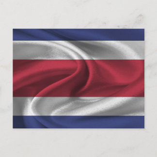 Carte Postale Drapeau du Costa Rica