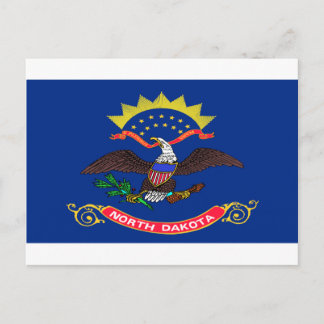 Carte Postale Drapeau du Dakota du Nord