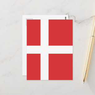 Carte Postale Drapeau du Danemark