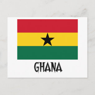 Carte Postale Drapeau du Ghana