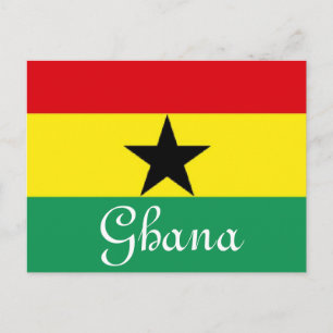 Carte Postale Drapeau du Ghana