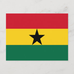 Carte Postale Drapeau du Ghana