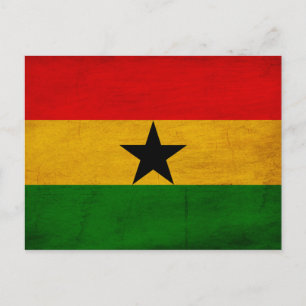Carte Postale Drapeau du Ghana