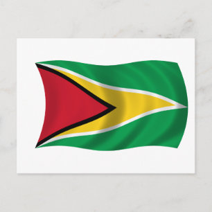 Carte Postale Drapeau du Guyana