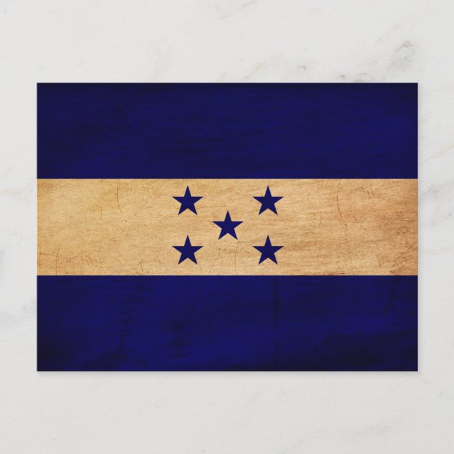 Carte Postale Drapeau du Honduras (Devant)
