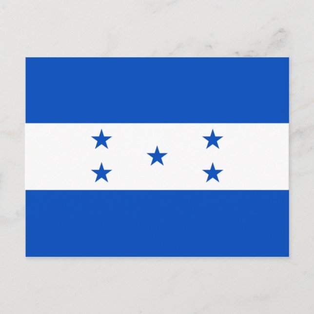 Carte Postale Drapeau du Honduras (Devant)
